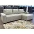 Huron Left Hand Corner Sofa Bed with Storage - Beige, Fabric