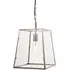Hurst Pendant Light - Bright Nickel, Clear Glass