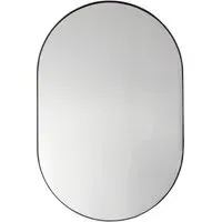 Hurstan Oval Wall Mirror - Black