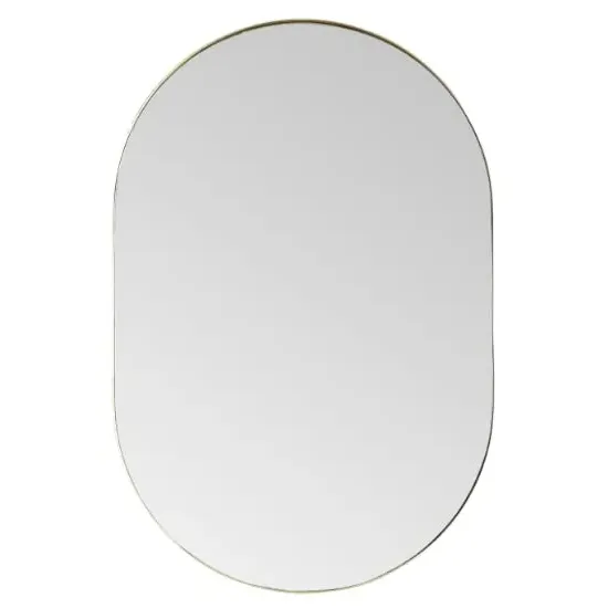 Hurstan Oval Wall Mirror - Champagne image