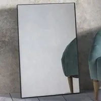 Hurstan Small Rectangular Wall Mirror - Black alternate view