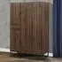 Huston 4 Door Wardrobe with Drawer - Walnut
