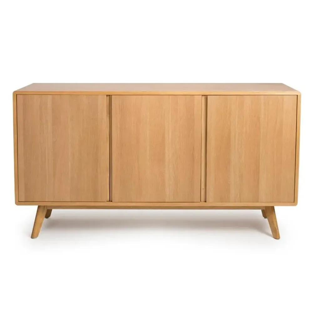 Hvar Storage Cabinet with 3 Doors - Oak