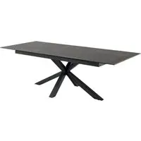 Hyeres Large Extendable Dining Table - Black, Ceramic