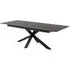 Hyeres Large Extendable Dining Table - Black, Ceramic
