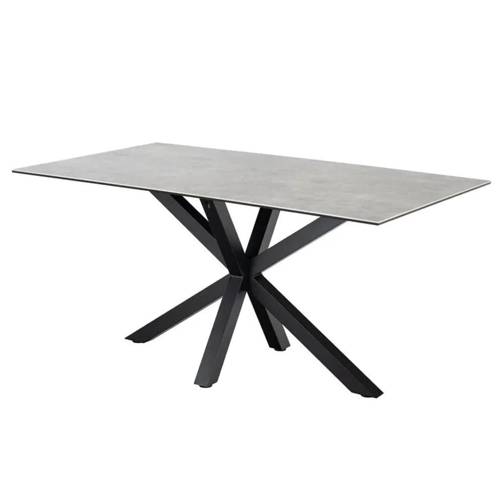Hyeres Medium Dining Table - Grey, Ceramic