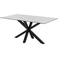 Hyeres Medium Dining Table - White, Ceramic