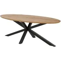 Hyeres Oval Dining Table - Wild Oak