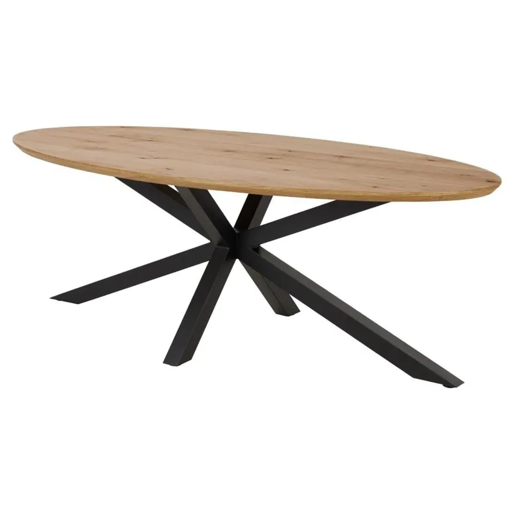 Hyeres Oval Dining Table - Wild Oak