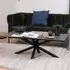 Hyeres Rectangular Coffee Table - Black, Ceramic
