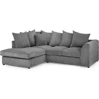 Hyeres Right Hand Corner Sofa - Grey, Fabric