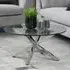 Hyeres Round Coffee Table - Clear, Glass