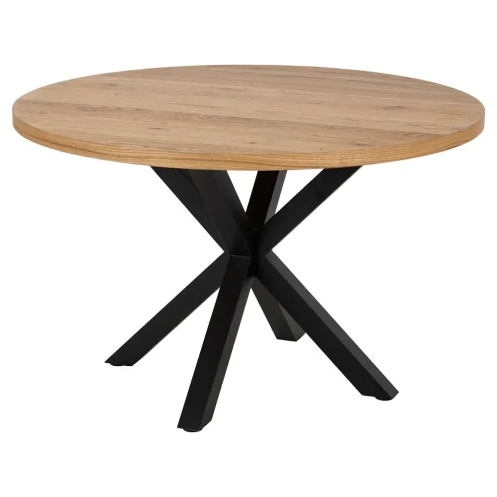 Hyeres Round Dining Table - Wild Oak