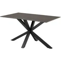 Hyeres Small Dining Table - Black, Ceramic