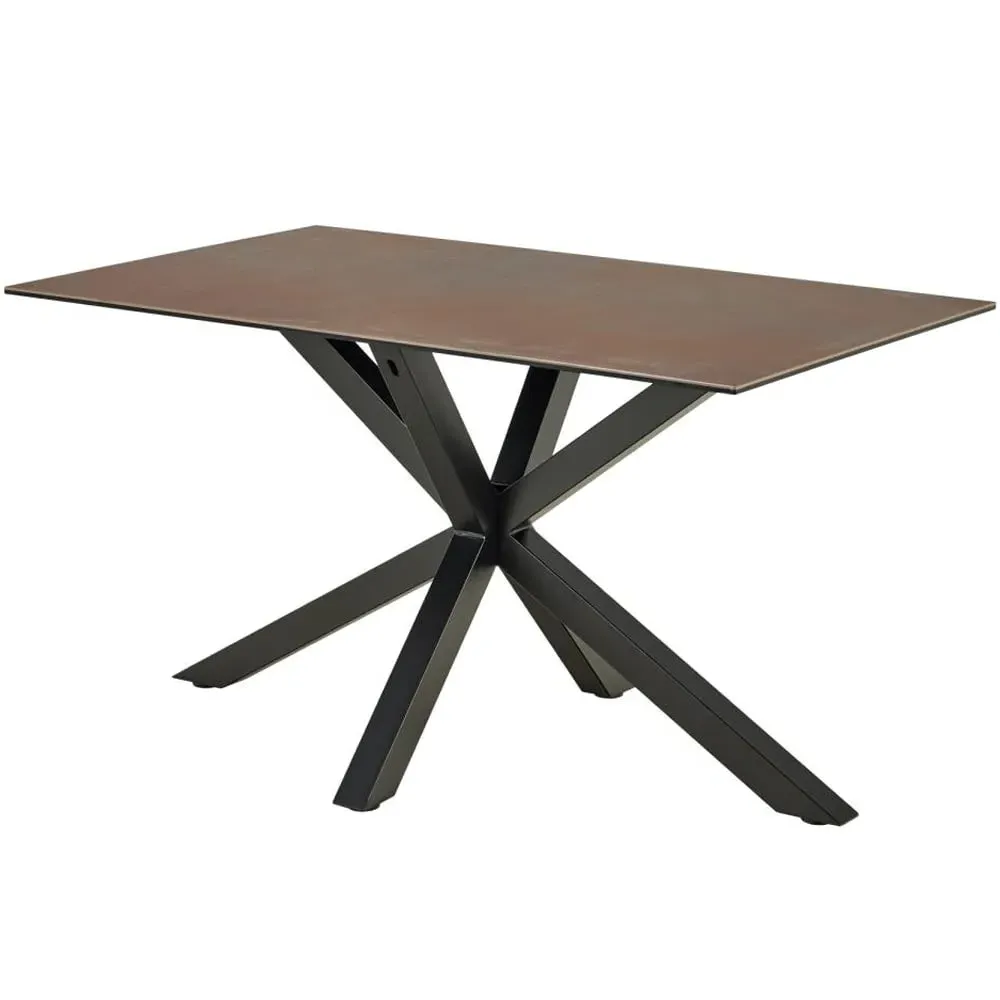 Hyeres Small Dining Table - Brown, Ceramic