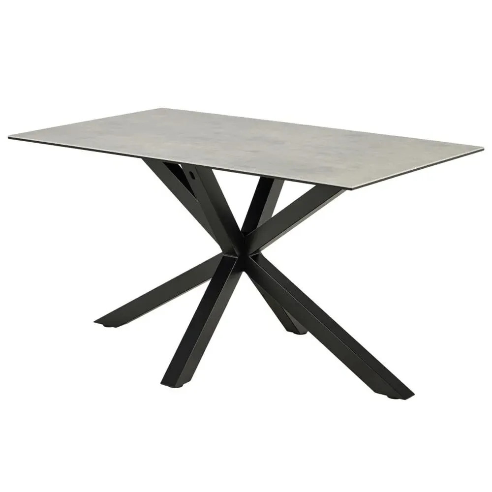 Hyeres Small Dining Table - Grey, Ceramic