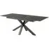 Hyeres Small Extendable Dining Table - Black, Ceramic