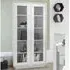 Iconic Display Cabinet with 2 Doors - White, High Gloss