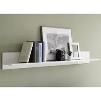 Iconic Horizontal Wall Shelf - White, High Gloss