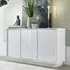 Iconic Wooden Sideboard with 3 Doors - White