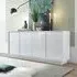 Iconic Wooden Sideboard with 4 Doors - White