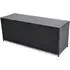 Ijaya 150cm Garden Storage Box with Bench Function - Black, PE Rattan