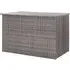 Ijaya 150cm Garden Storage Box with Gas Lift - Grey, PE Rattan