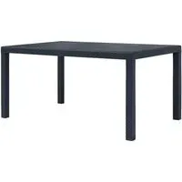 Ijaya Garden Dining Table - Anthracite, Plastic