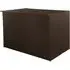 Ijaya Large Garden Storage Box with Zipped Liner - Brown, PE Rattan