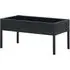 Ijaya Rectangular Garden Dining Table - Black, Glass