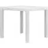Ijaya Square Garden Dining Table - White, Plastic