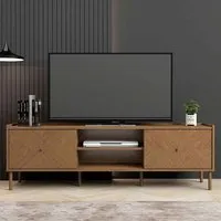 Ilford TV Stand with 2 Doors - Light Oak, MFC/MDF alternate view