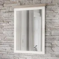 Iloilo Wall Mirror - Nelson Oak, Laminated Board