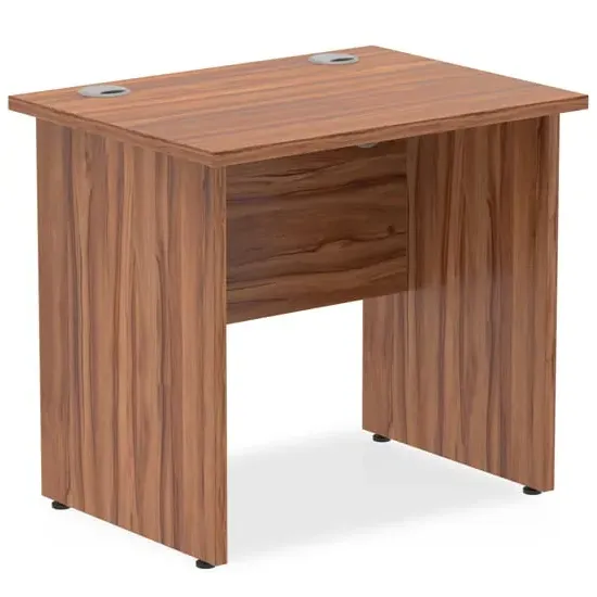 Impels Computer Desk with Panel End Leg - Walnut, MFC product
