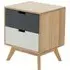 Inaja 2 Drawer Chest - Natural, MDF