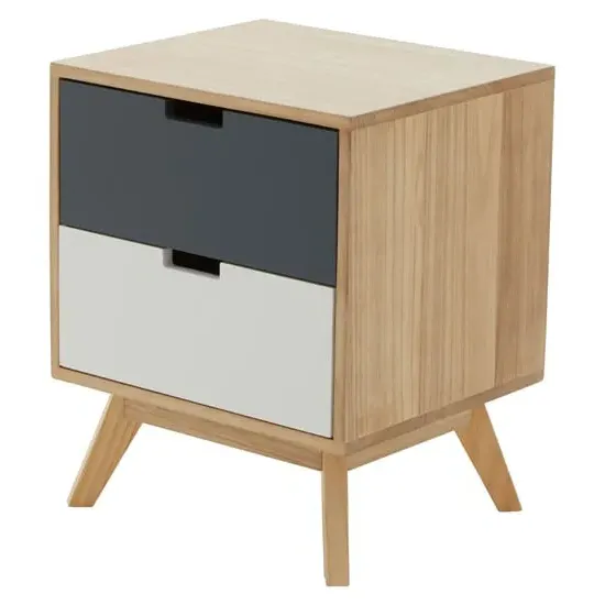 Inaja 2 Drawer Chest - Natural, MDF image