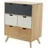 Inaja 5 Drawer Chest - Natural, MDF