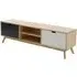 Inaja TV Stand with 2 Doors - Natural, MDF