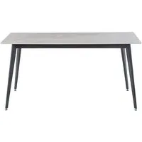 Inbar Rectangular Dining Table - Grey, Sintered Stone