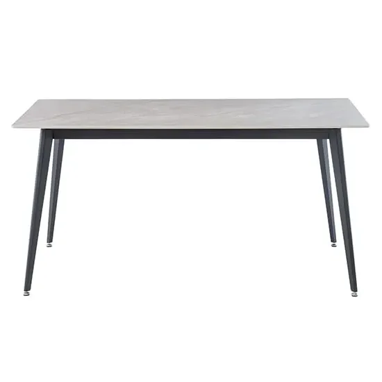 Inbar Rectangular Dining Table - Grey, Sintered Stone image