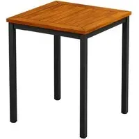 Inchture Square Dining Table - Natural, Robinia Wood