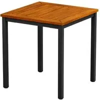 Inchture Square Dining Table - Natural, Robinia Wood