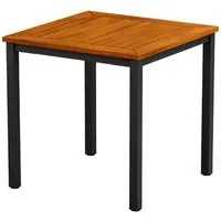 Inchture Square Dining Table - Natural, Robinia Wood