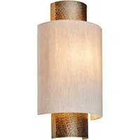 Indara Wall Light - Brass, Glass alternate view