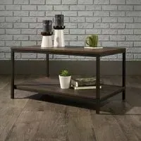 Indio Coffee Table with Storage - Smoked Oak