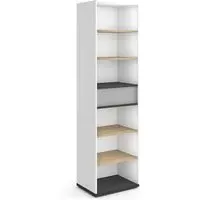 Indio Kids Bookcase with Drawer - White