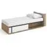 Indio Kids Single Bed with Storage - White