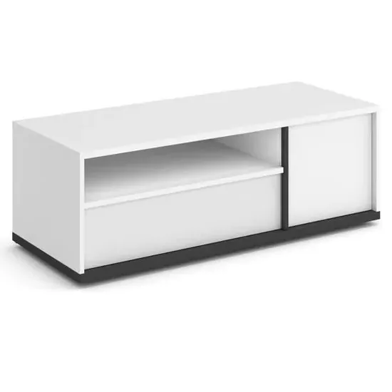 Indio Kids TV Stand with Door and Drawer - White