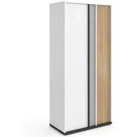 Indio Kids Wardrobe with 2 Doors - White