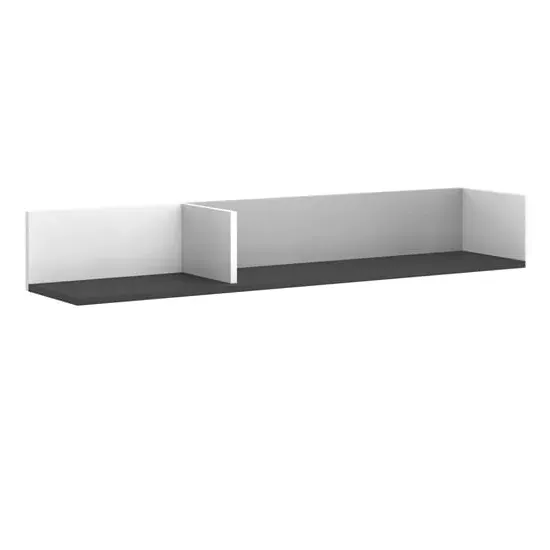 Indio Kids Wide Wall Shelf - White